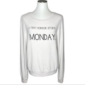 Wildfox Horror Story Baggy Beach Jumper Sweater BBJ size Large